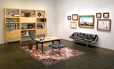 Partial installation view of <i>The Loneliness Clinic</i>, Office