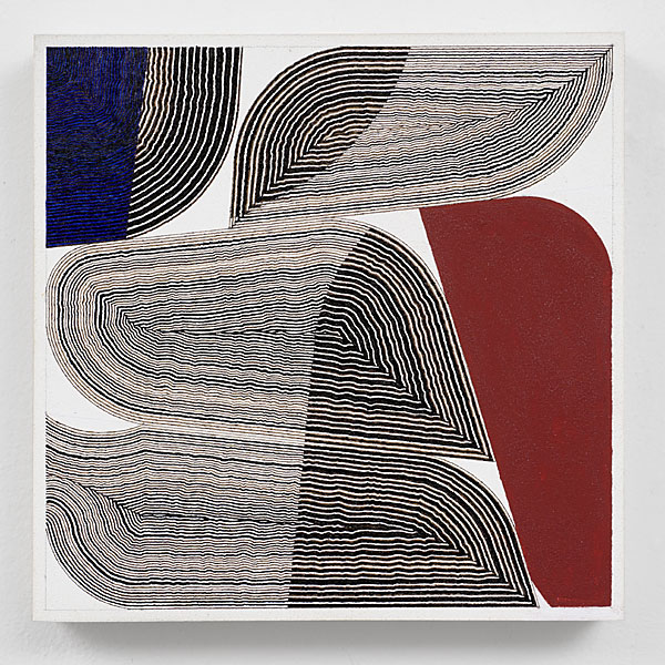 Line Element: Red Gouache JR10097