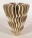 Ursula Morley Price, Tower Form, White Crackle Matte Glaze