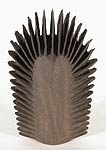 Ursula Morley Price, Feather Form, Brown Crackle Matte Glaze