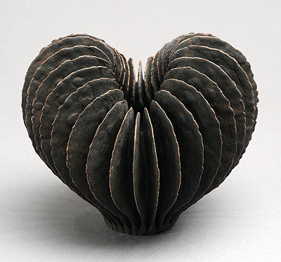 Brown Empty Heart Form