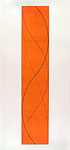 Robert Mangold, Half Column B (Orange)