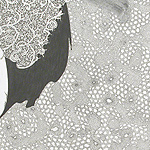 Aric Obrosey, Painting and Lace I detail 2 